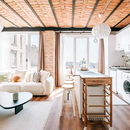 Flat W City View Near Galata Tower In Istiklal Ave Apartament Stambuł